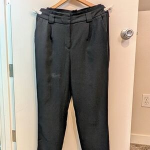 Express Ankle High Rise Trousers Black